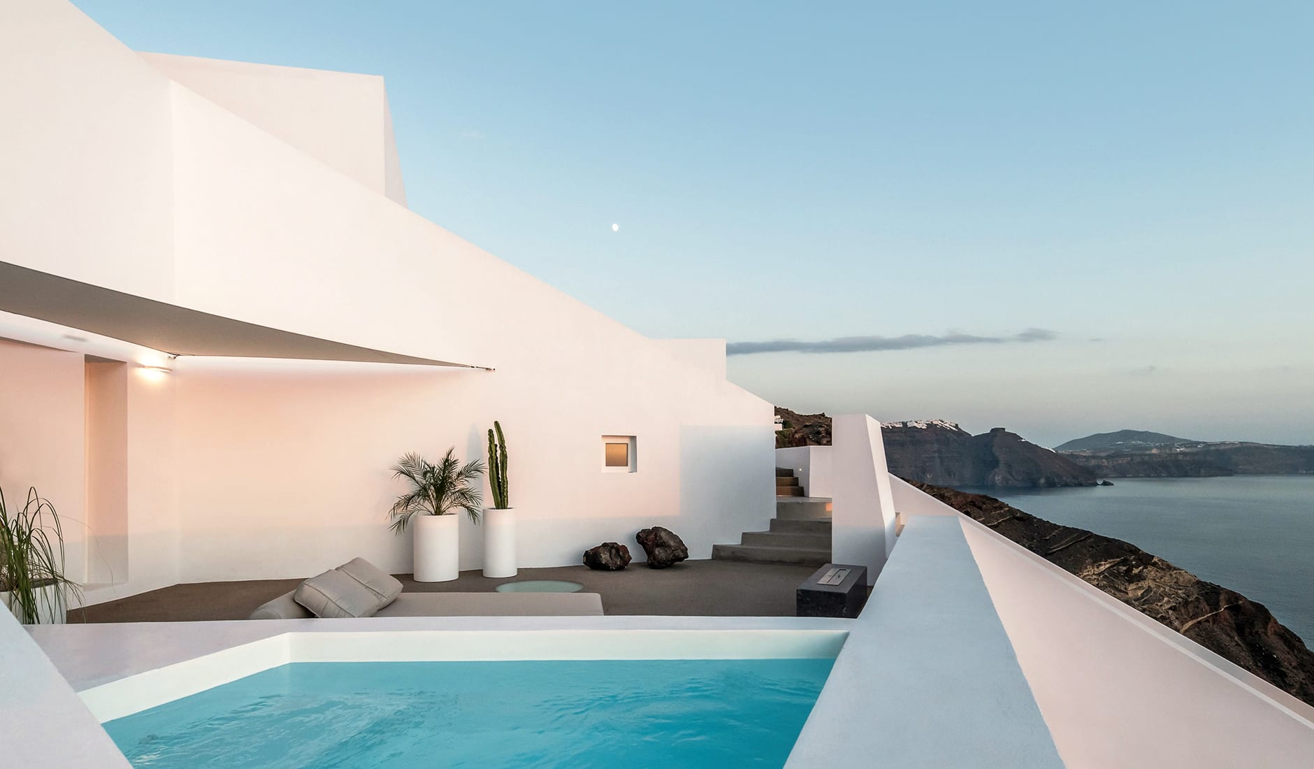 The Saint Hotel, Oia, Santorini, Greece. TravelPlusStyle.com