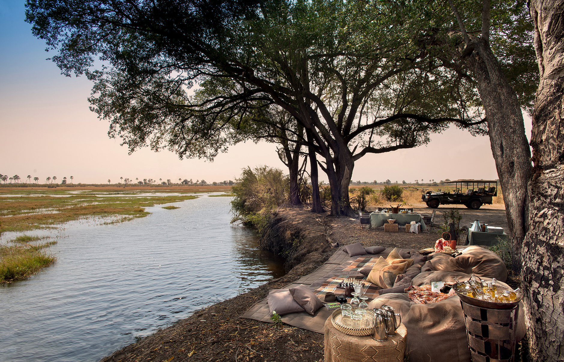 andBeyond Sandibe Okavango Safari Lodge • TravelPlusStyle.com