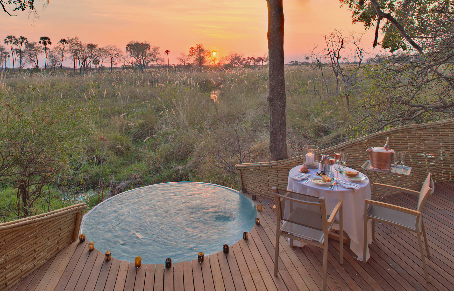 andBeyond Sandibe Okavango Safari Lodge • TravelPlusStyle.com