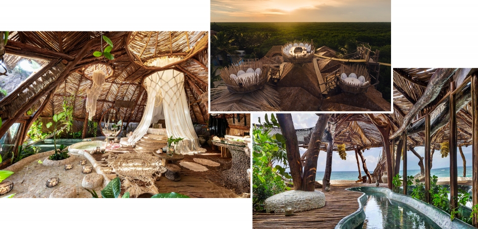 Azulik Resort, Tulum, Mexique. TravelPlusStyle.com