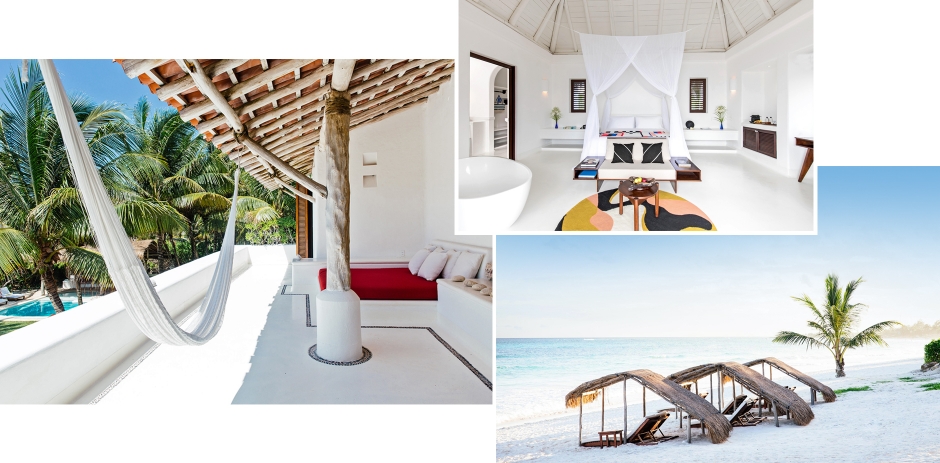 Hotel Esencia, Tulum, Mexique. TravelPlusStyle.com