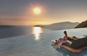 Staying at Cavo Tagoo Santorini, Santorini, Greece • Photo © TravelPlusStyle.com