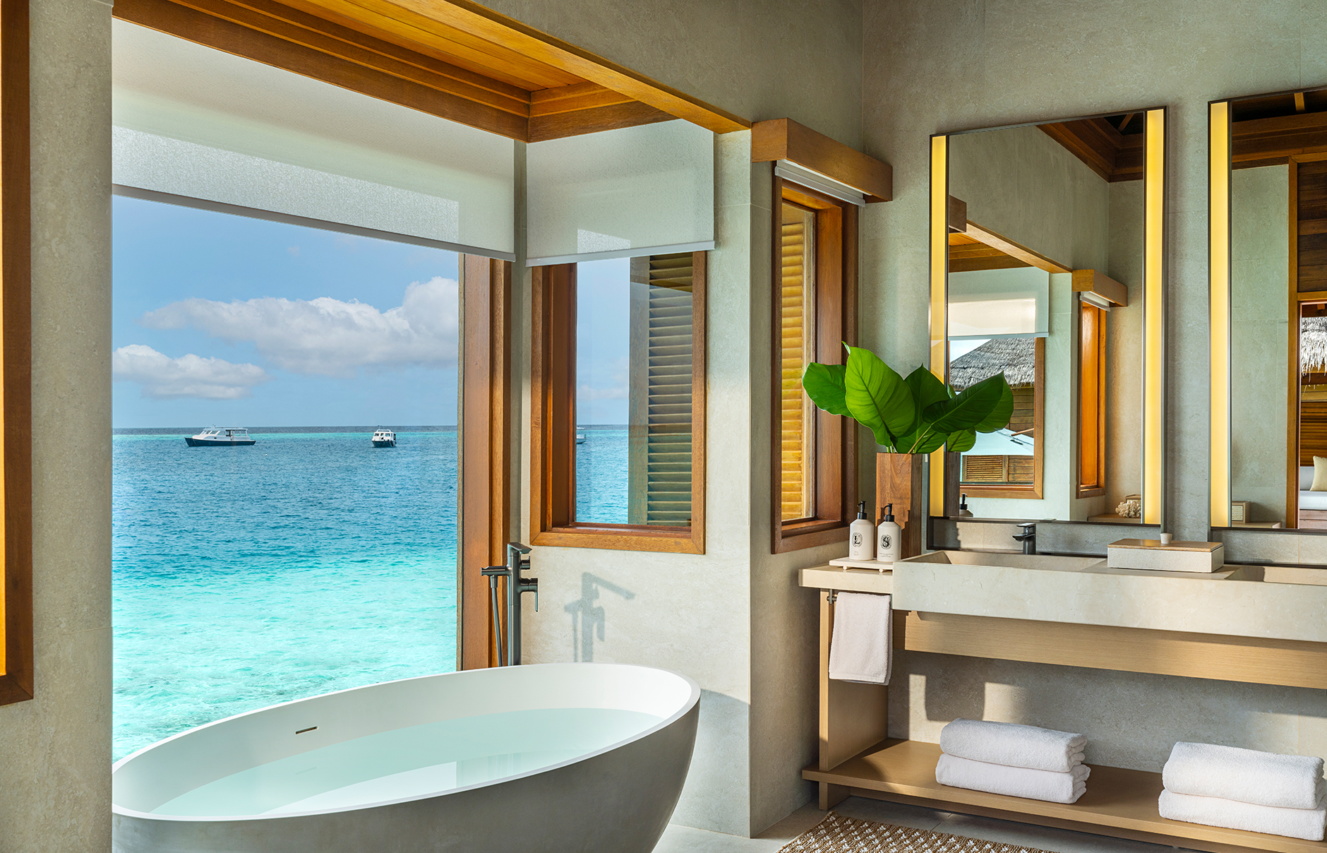 Huvafen Fushi Maldives. Luxury Hotel Review by TravelPlusStyle. Photo © Huvafen Fushi 