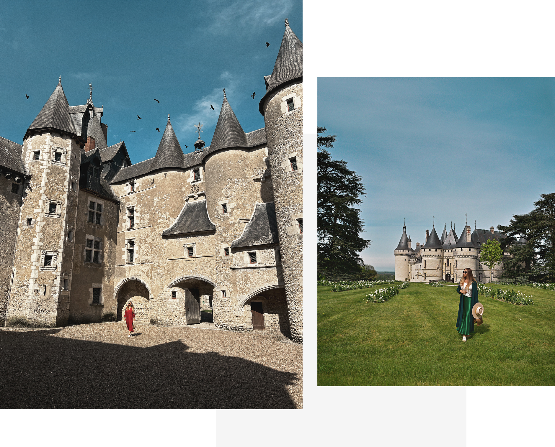 Château de Chaumont & Château de Fougères-sur-Bièvre. 