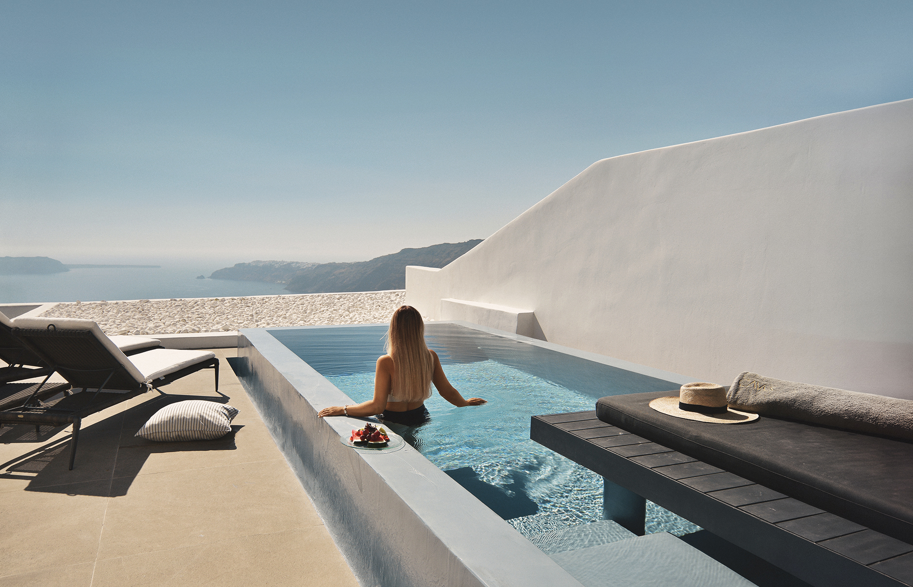 Staying at Cavo Tagoo Santorini, Santorini, Greece • Photo © TravelPlusStyle.com